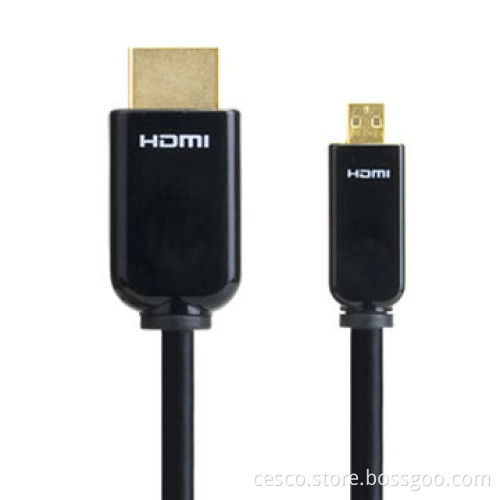 Micro hdmi cable HDMI type A TO D